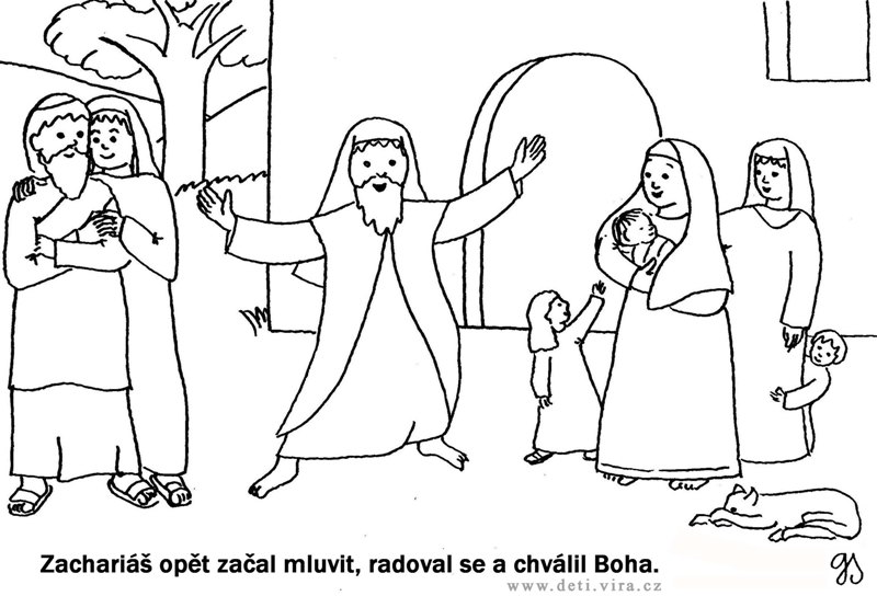 Zachariáš se raduje