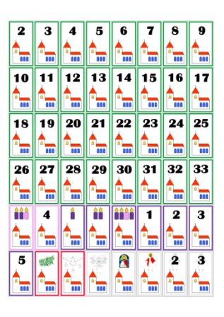 liturgický rok samolepky magnetky